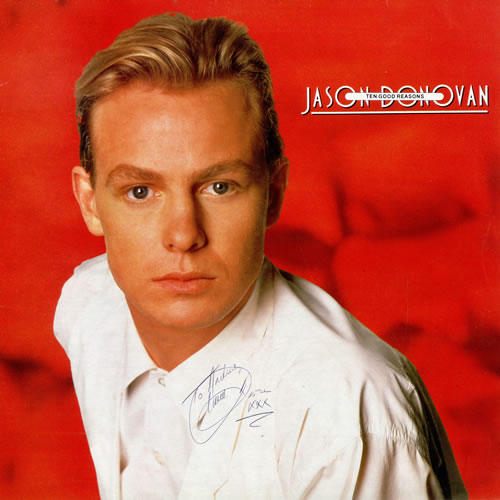 Jason+Donovan+-+Ten+Good+Reasons+-+Autographed+-+LP+RECORD-476106